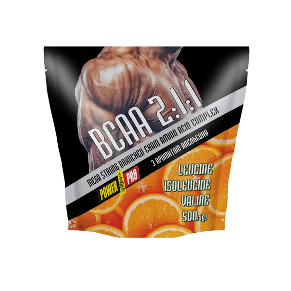 Амінокислота BCAA Power Pro BCAA, 500 грам - Апельсин