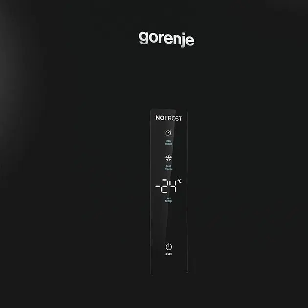 Морозильна камера Gorenje 185.5x59.5х66.3, 280л, 1дв., A++, NF, диспл зовн., інвертор, чорний - фото 5