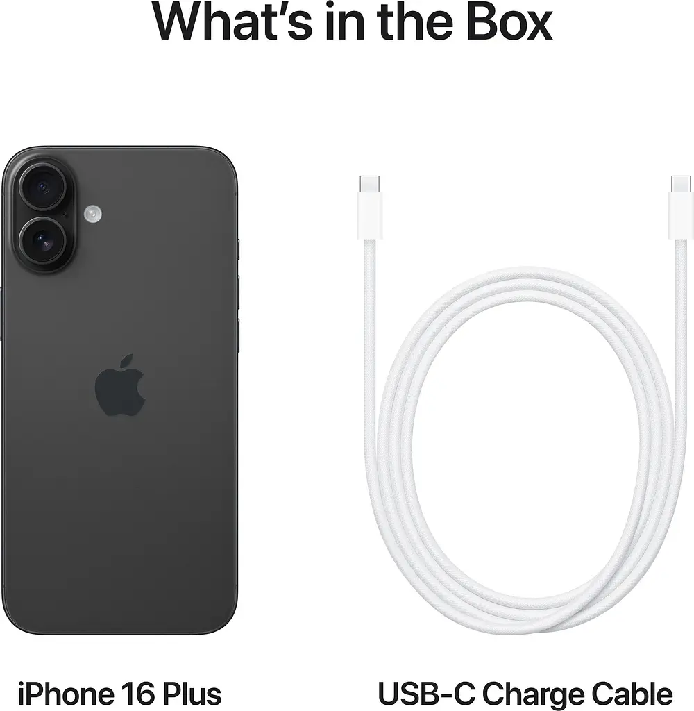 Смартфон Apple iPhone 16 Plus 128GB Black Grade A - фото 9