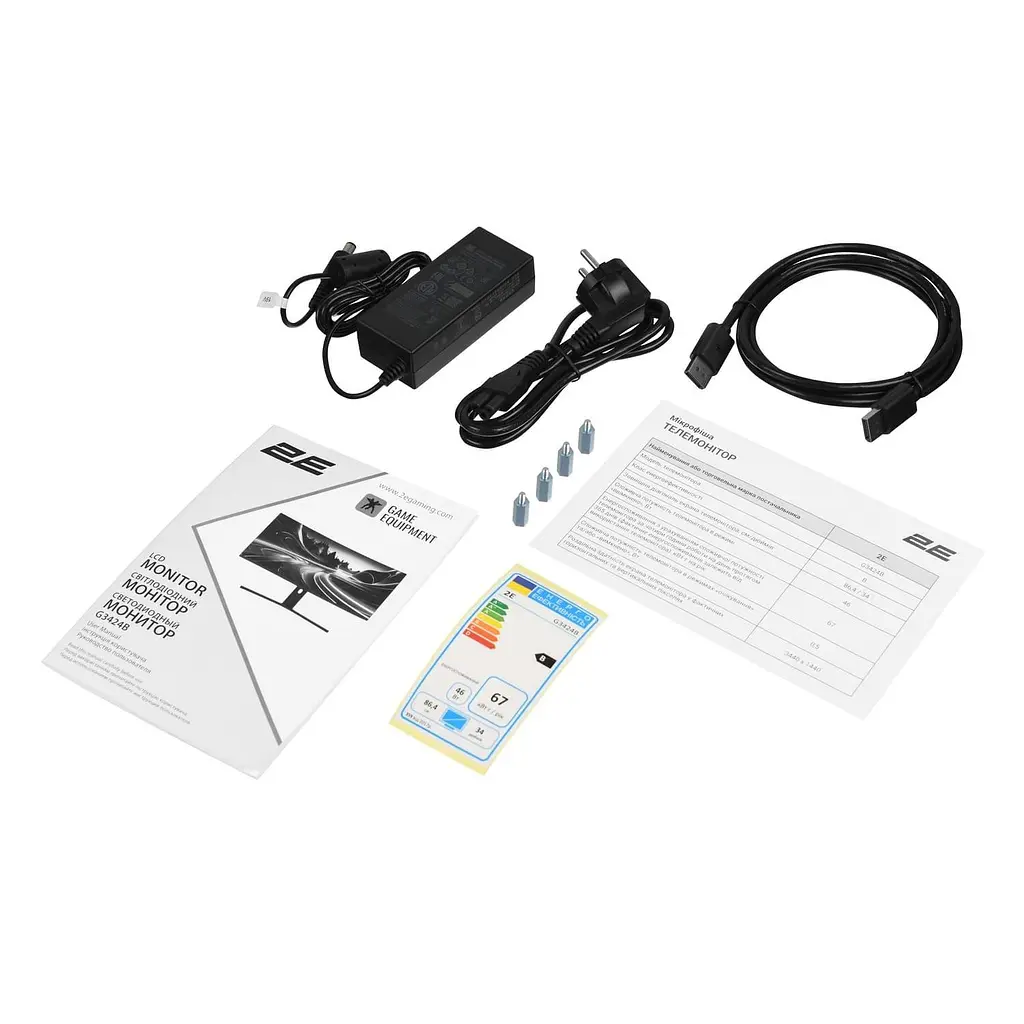 Монітор 2E 34" GAMING R3426B Curved UWQHD VA 200Hz (2E-R3426B-01.UA) - фото 12