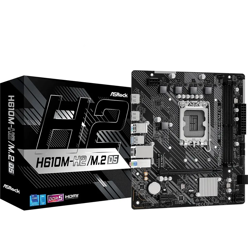 Материнська плата ASRock H610M-H2/M.2 D5 Socket 1700 - фото 5