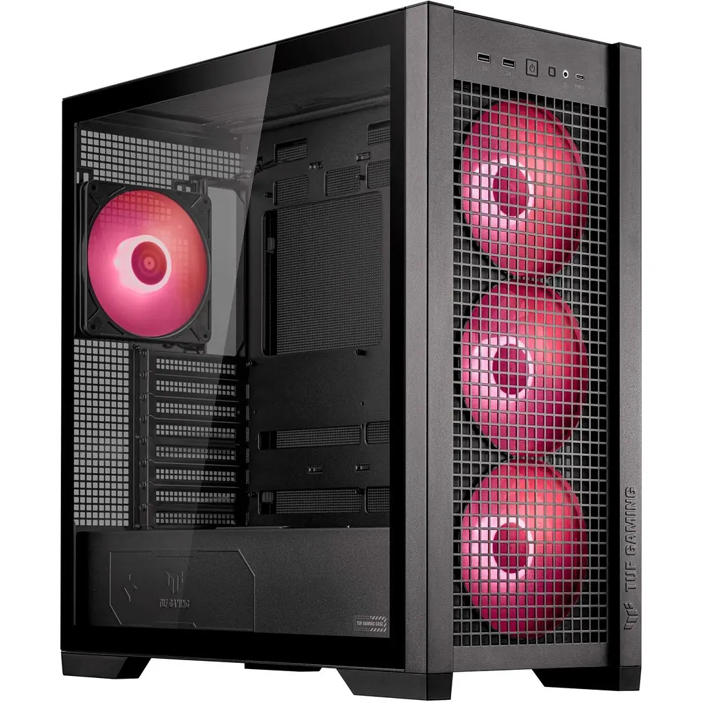 Корпус Asus TUF Gaming GT302 ARGB Black (90DC00I0-B19000) [134499] - фото 4