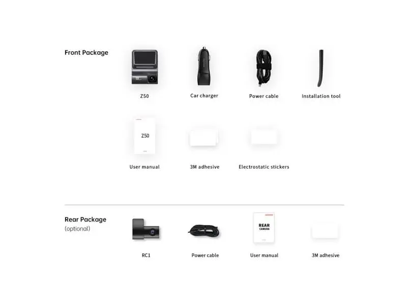Відеореєстратор DDPai Z50 Dual GPS - фото 7