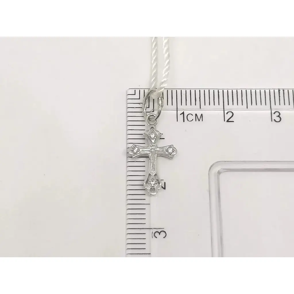 Золотой крестик Семейные драгоценности. Распятие Христа. 140900Б - фото 4