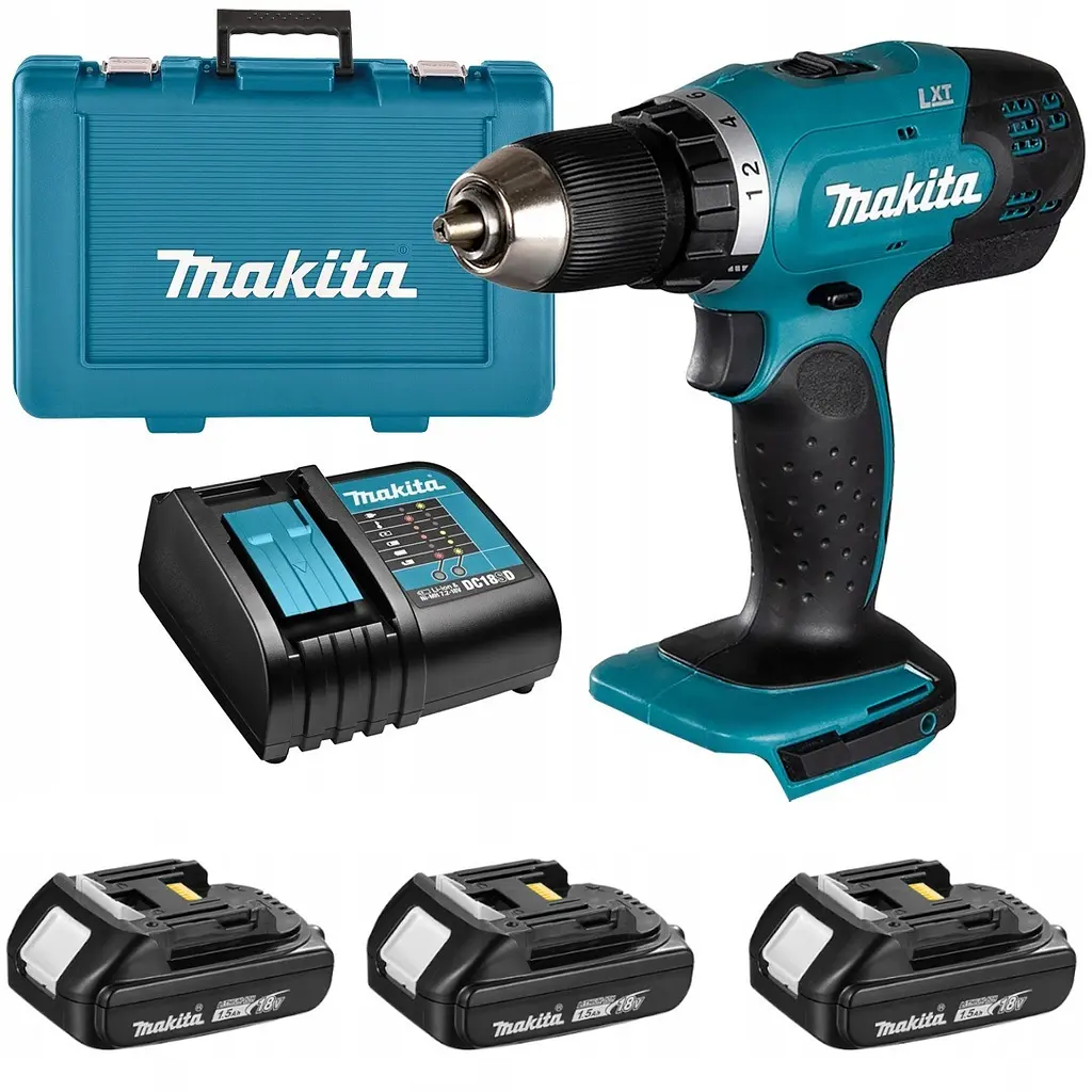 Шурупокрут акумуляторний Makita DDF453 BEO5 (42 Нм, 1.5-13 мм, LXT)