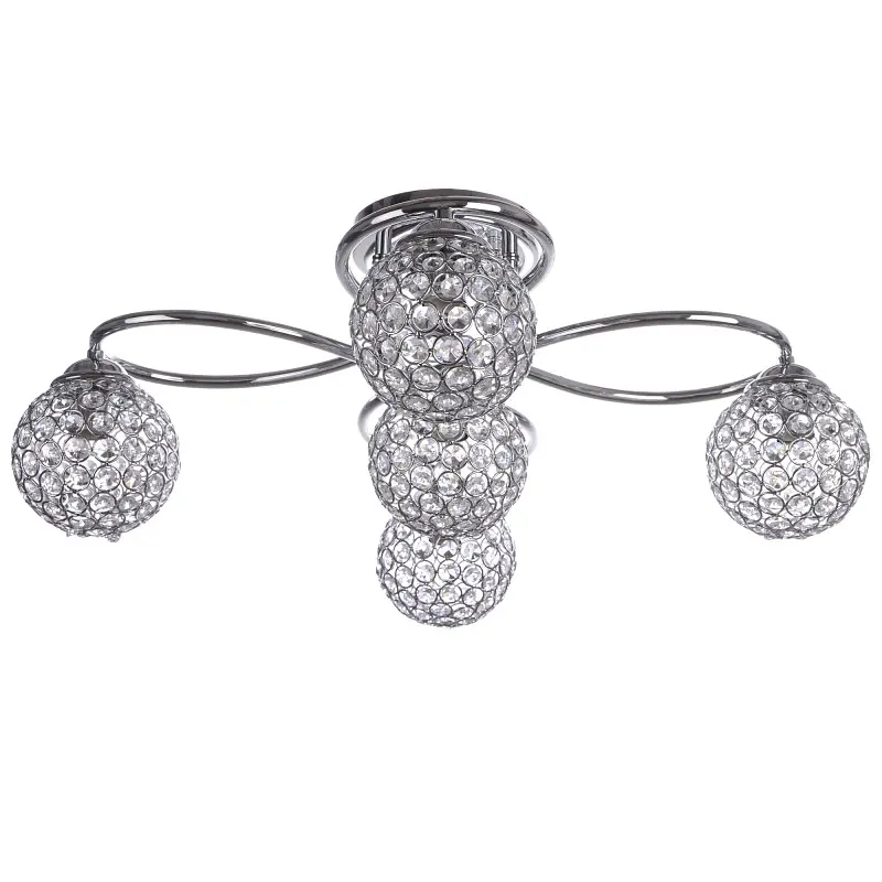 Люстра Brille потолочная молекула E14 40W CH (BR-01383S/5) - фото 5