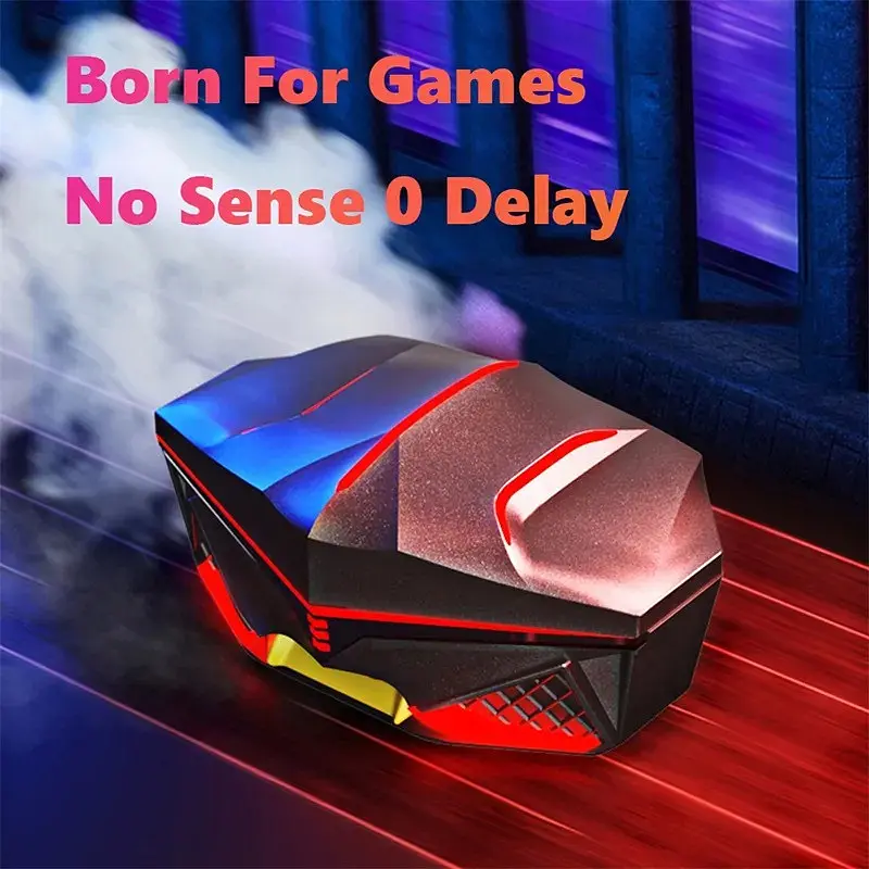 Бездротові ігрові Bluetooth навушники TWS K98 із зарядним кейсом, мікрофоном і сенсорами Навушники геймерські - фото 7