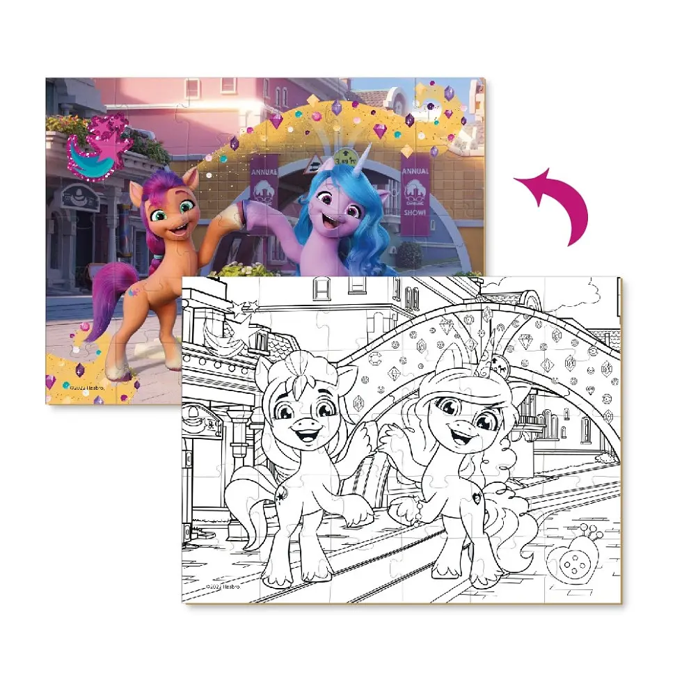 Дитячі Пазли 2в1 My Little Pony Подружки та веселка DoDo 200134 30 елементів - фото 3
