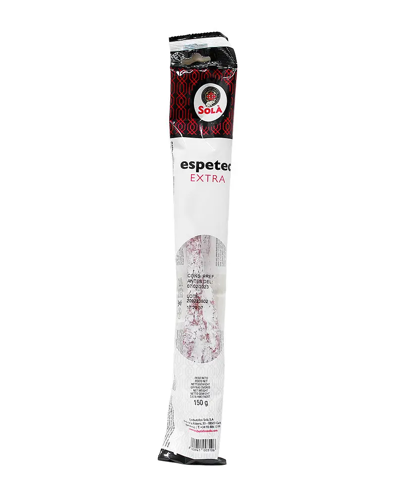 Ковбаса сиров'ялена Фует Sola Espetec Extra 150 г