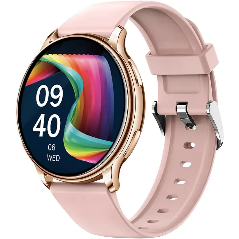 Смарт-годинник жіночий Uwatch Melisia Gold Rubber 2 ремінця Золотий (3169) - фото 2