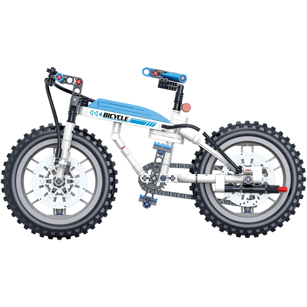 Конструктор велосипед COOL DESIGN BIKE ZHEGAO спортивный скоростной 228 деталей - фото 2