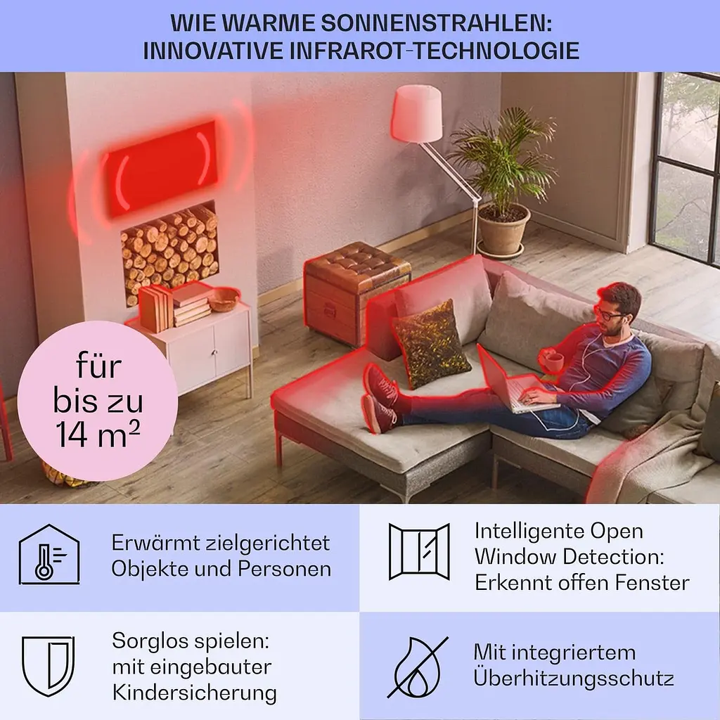 Інфрачервоний обігрівач Klarstein Taal Smart (10041870) - фото 3