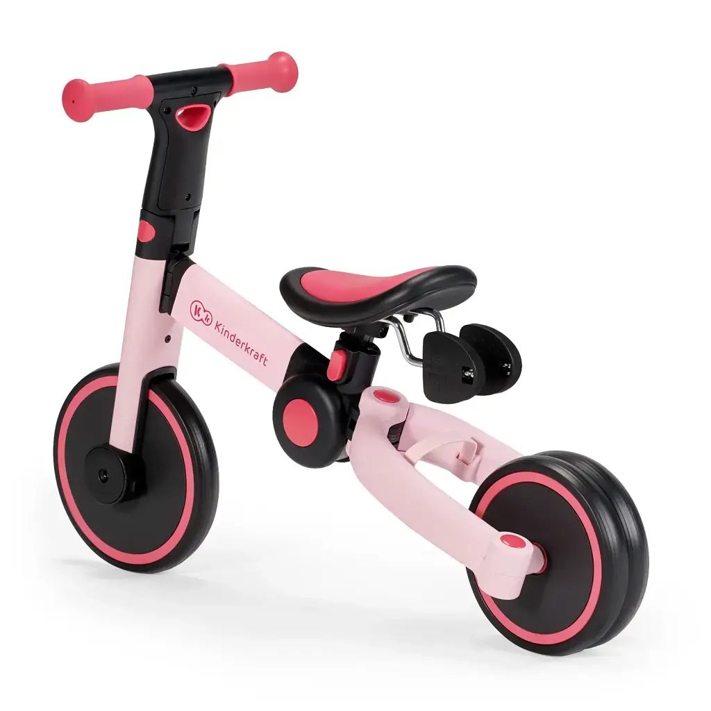Триколісний велосипед 3 в 1 Kinderkraft 4TRIKE Candy Pink (KR4TRI00PNK0000)  - фото 7