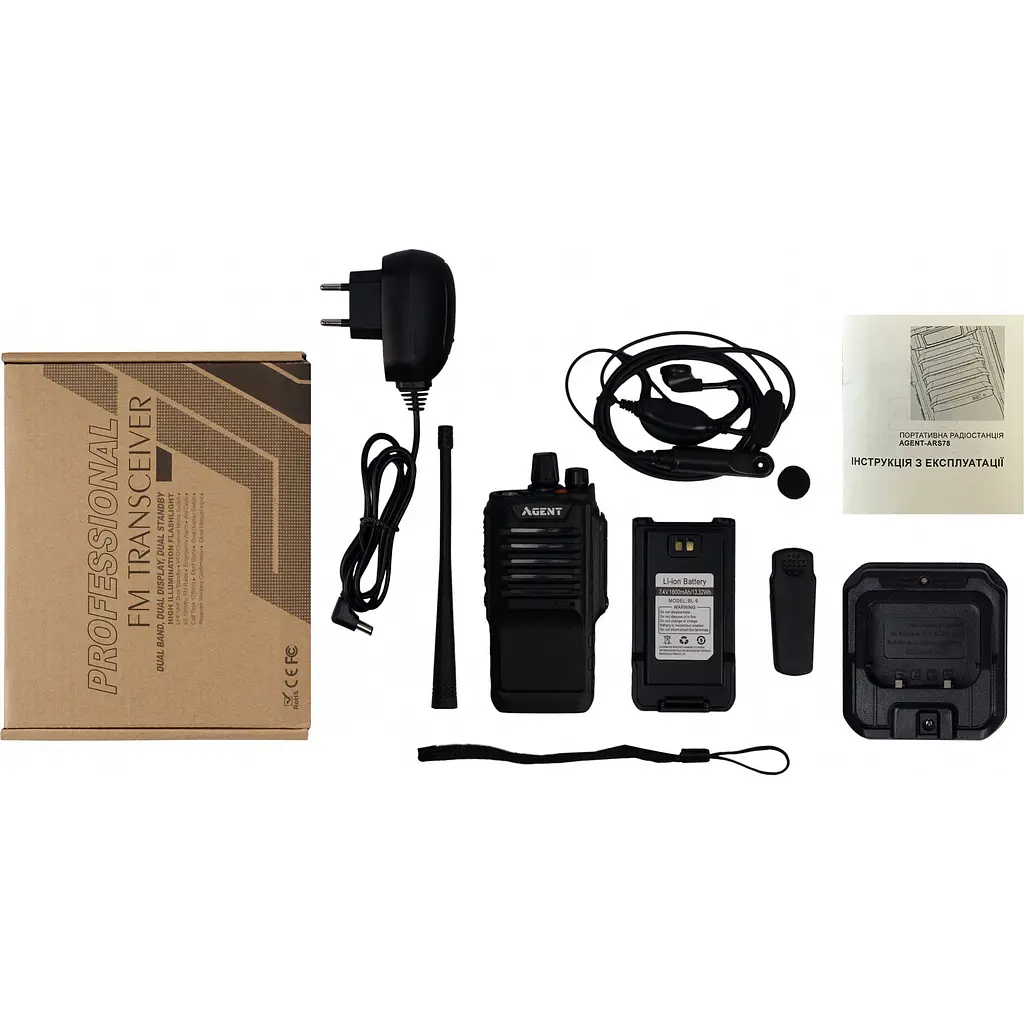Рация Agent AR-S78 Tactical [141710] - фото 5