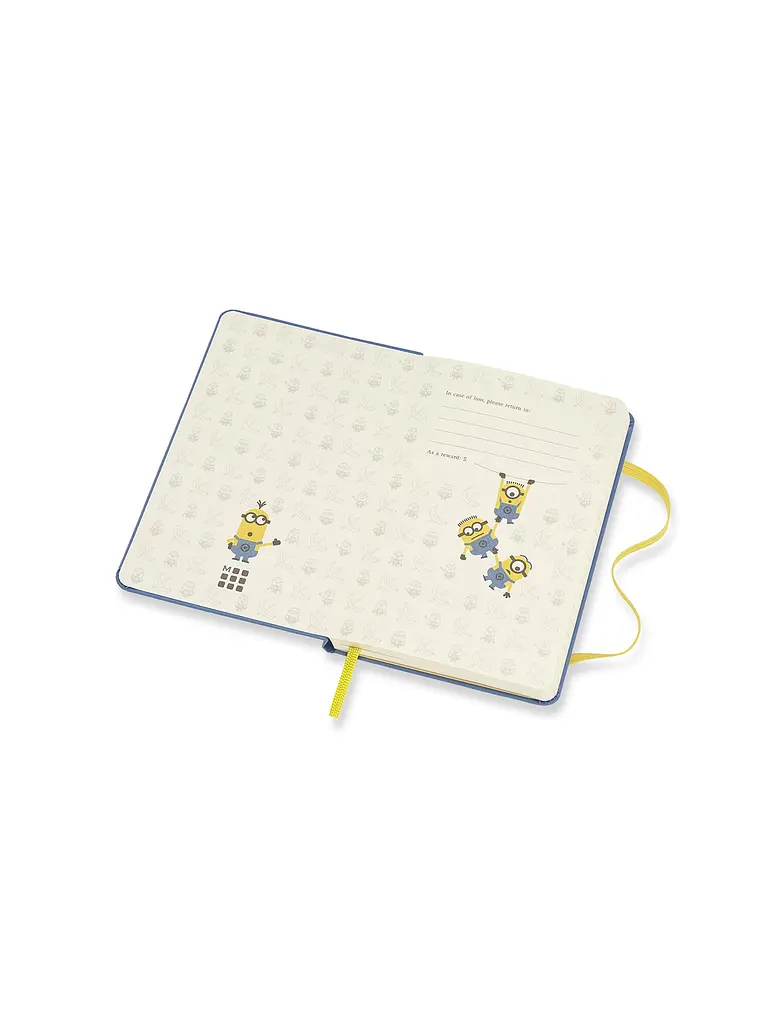 Блокнот Moleskine Minions кишеньковий у лінійку блакитний (LEMI01MM710B29) - фото 3
