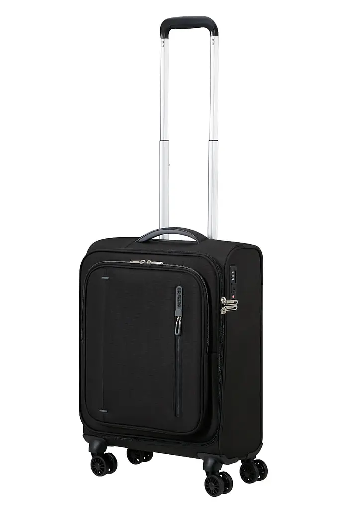 Валіза 55 См American Tourister CLOUDRIDER JET BLACK 55x40x20 MJ4*09003 - фото 8