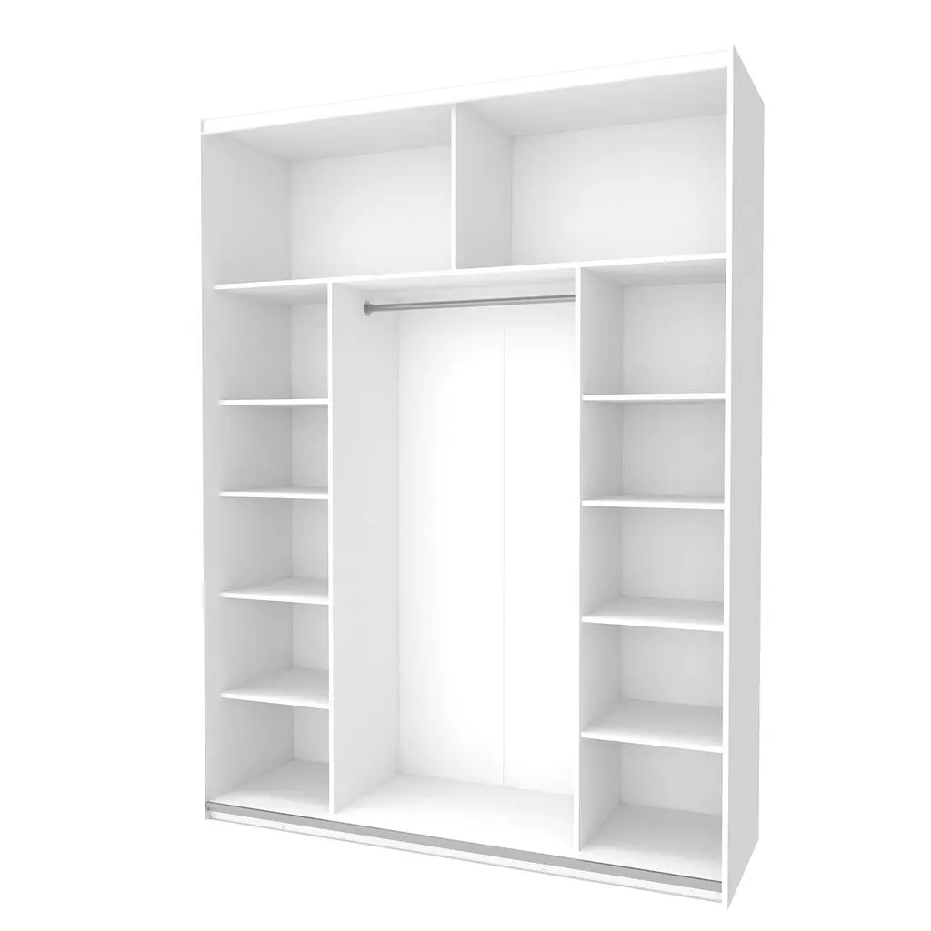 Шафа-купе Doros G-Caiser 2 дзеркала 180х60х240 см Білий (42005019) - фото 2