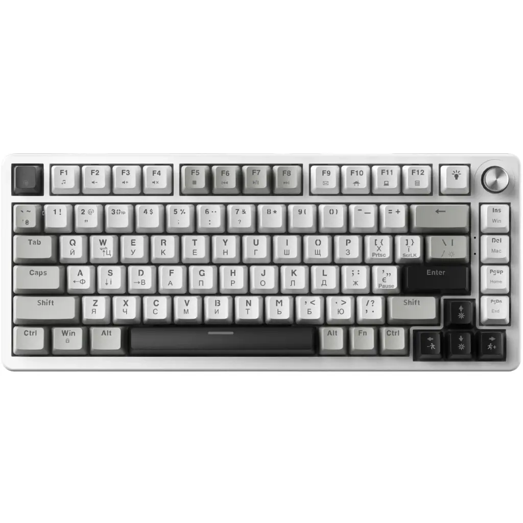 Клавіатура GamePro Genesis Silverlight MK126 USB UA Grey (MK126) - фото 2