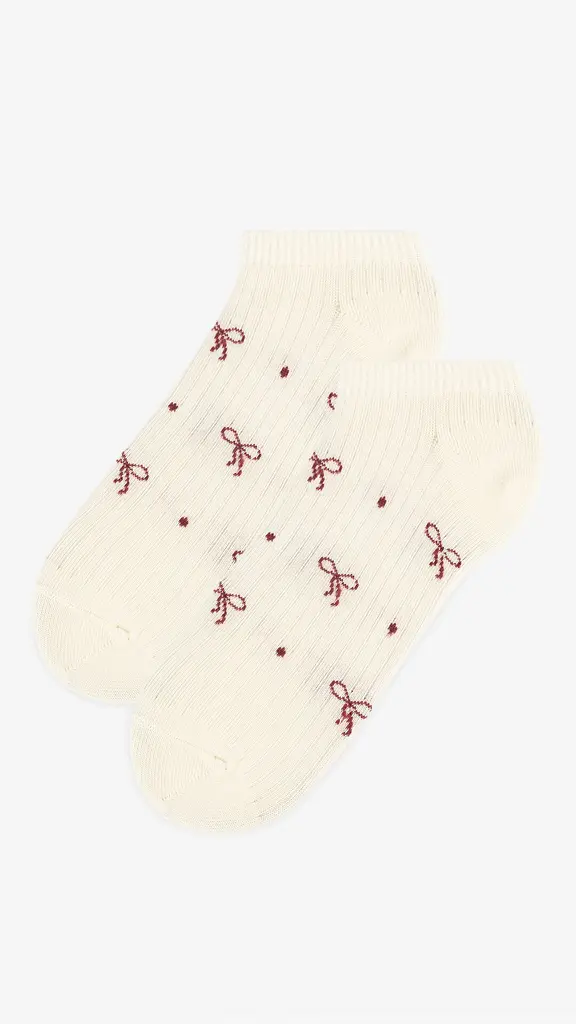 Шкарпетки для дівчинки Premier Socks Бантики 22-24 Молочний (4820203375103) - фото 2