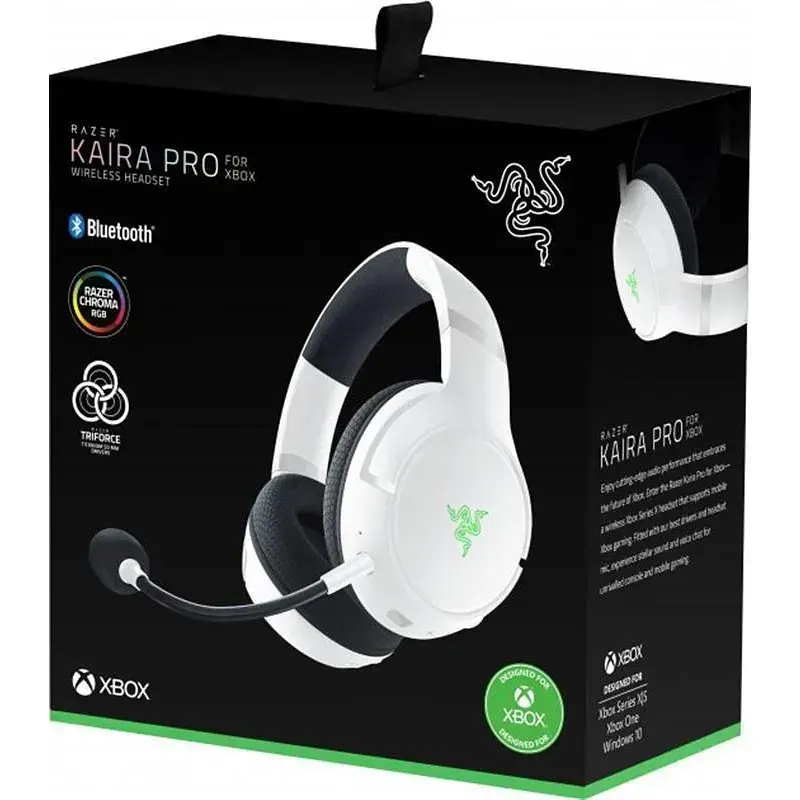 Навушники з мікрофоном Razer Kaira Pro для Xbox White (RZ04-03470300-R3M1) - фото 9