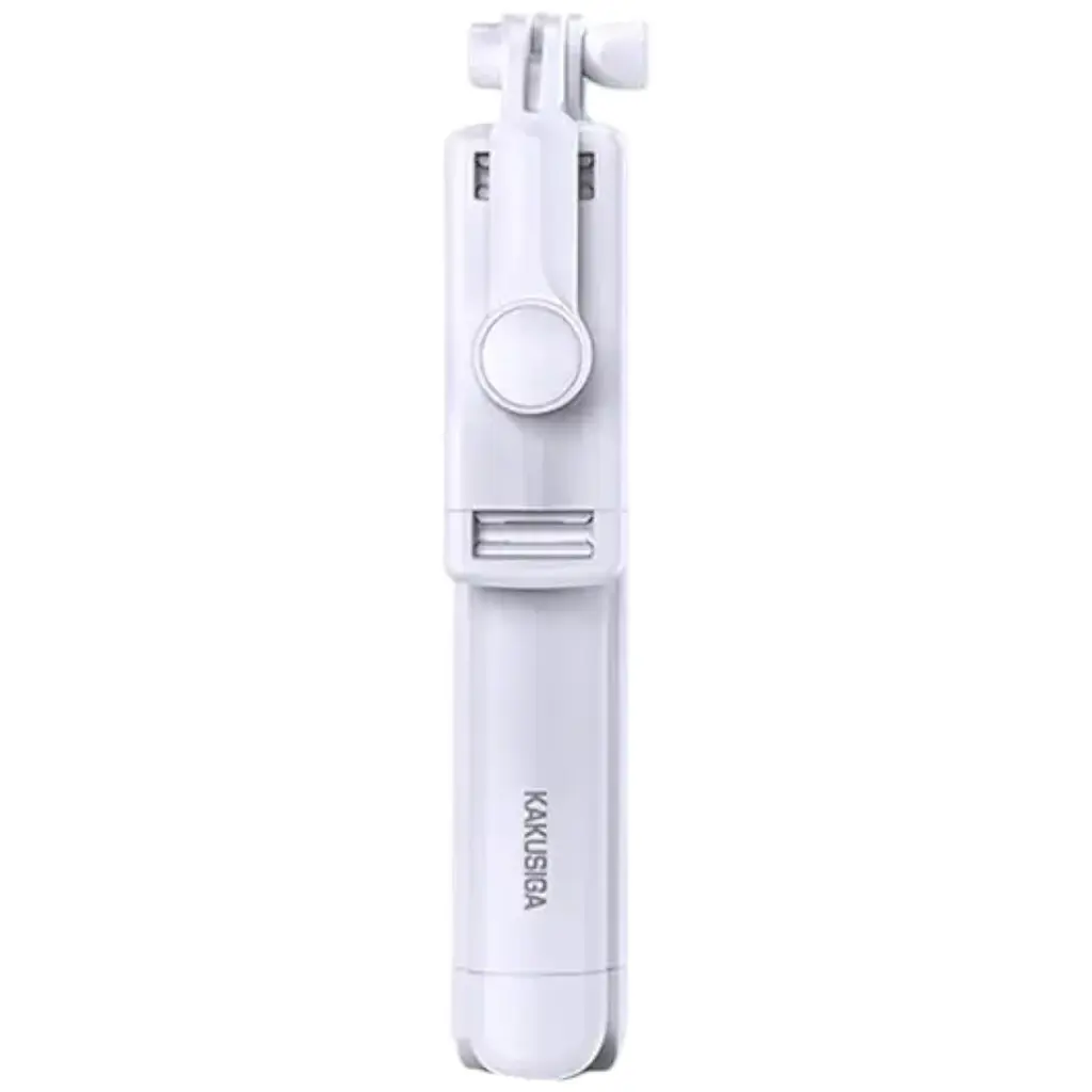 Селфи палка Kakusiga KSC-1143 монопод тренога с Bluetooth пультом white - фото 2