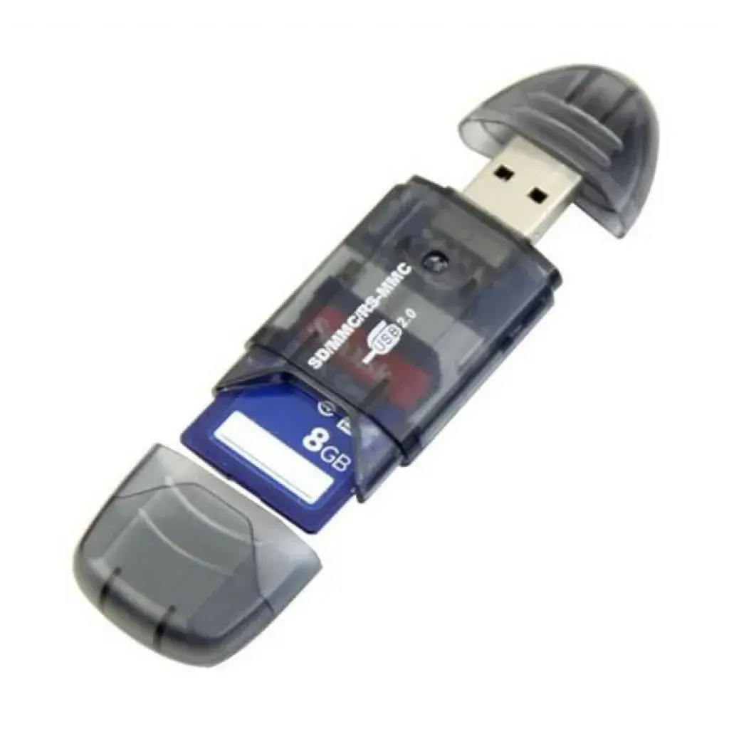 Зчитувач флеш-карт ST-Lab SD/ SDHC/ MMC /RS-MMC (U-371 black) - фото 3