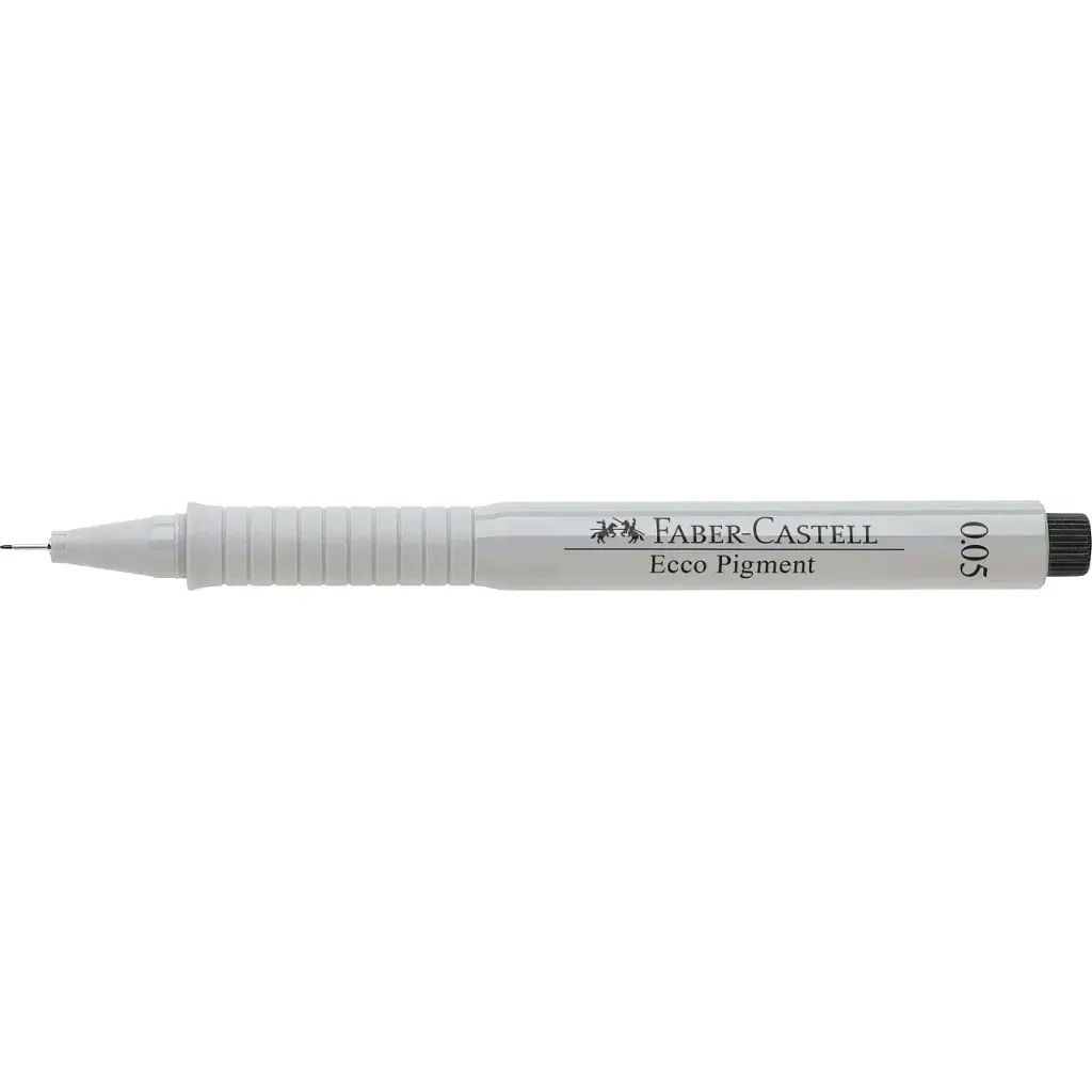 Лайнер Faber-Castell для графічних робіт Ecco Pigment, діаметр 0,05 мм, колір чорний (26995) - фото 3
