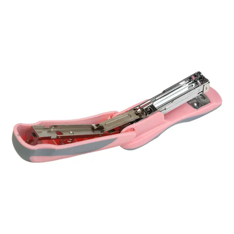 Степлер Buromax пластиковий PASTEL, 20 аркушів, (скоби №24, 26), 111 х 62 х 32 мм, рожевий (BM.4215-10) - фото 4