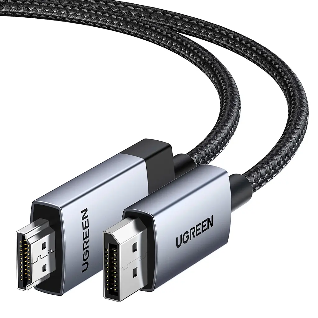 Кабель мультимедійний DisplayPort M to HDMI M 1.0m V2.0 4K60Hz DP119 black Ugreen (15773) - фото 2