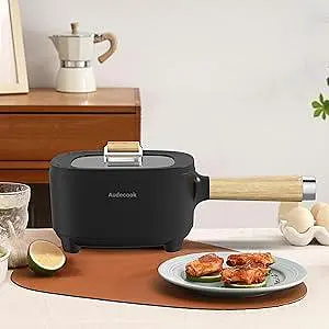 Кастрюля электрическая многофункциональная Audecook WD-1020B с пароваркой и антипригарной сковородой - фото 4