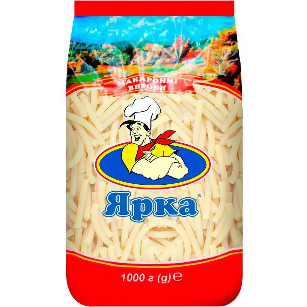 Макаронні вироби Ярка Змiйка 8 мм 1 кг - фото 2
