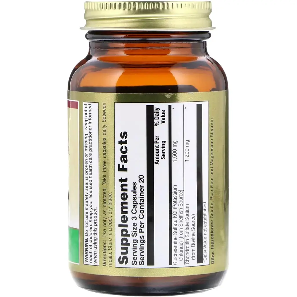 Глюкозамин хондроитин LifeTime Vitamins Glucosamine & Chondroitin 60 капсул - фото 2