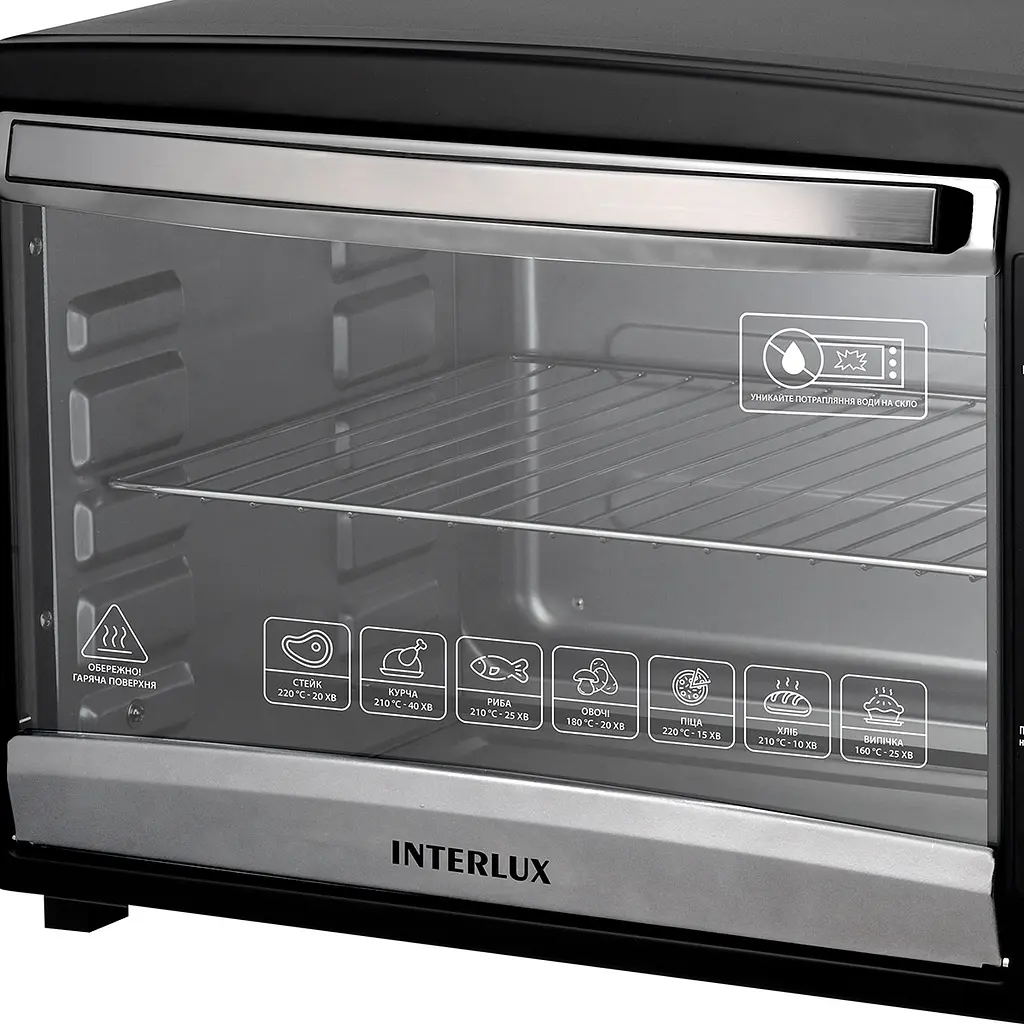 Духовка Interlux ILEO-0048BG 48 л, чорна - фото 2