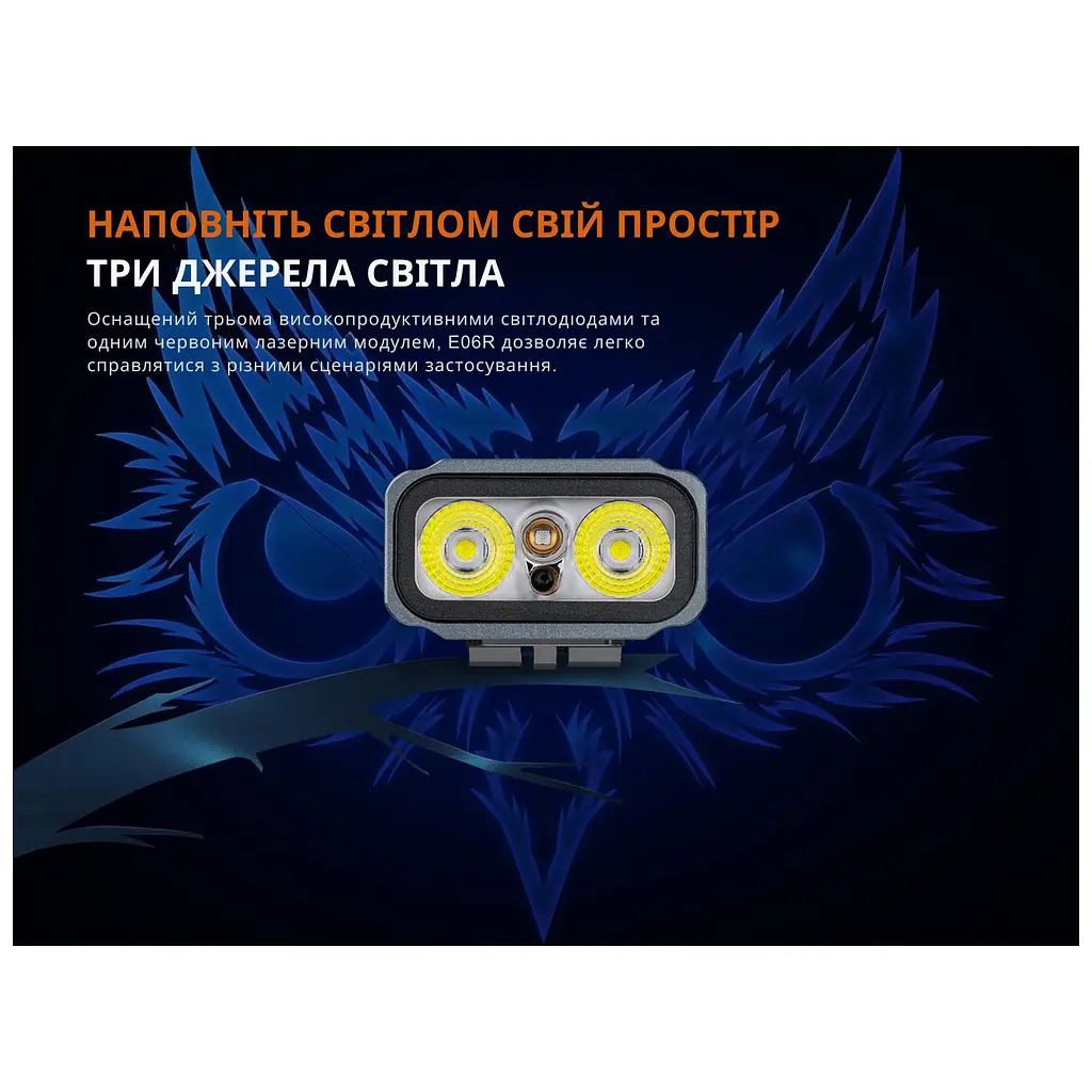 Ліхтар Fenix E06R сірий (E06RGray) - фото 10