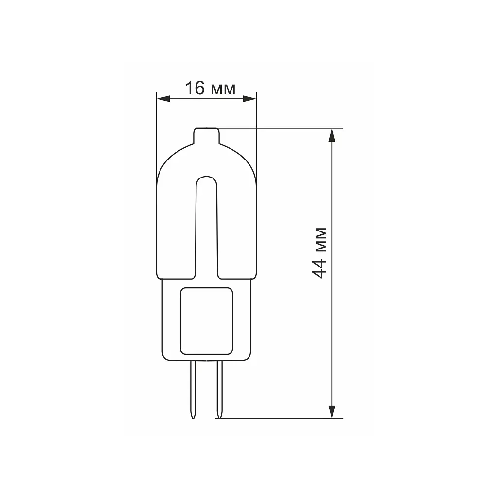 Лампочка Videx G4C 12V 2W G4 4100K (VL-G4C-02124) - фото 3