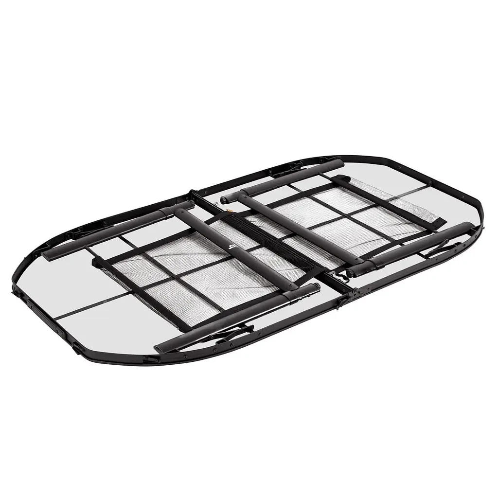 Стіл Bo-Camp Woodbine Oval 150x80 cm Black/Wood look (1404230) - фото 4