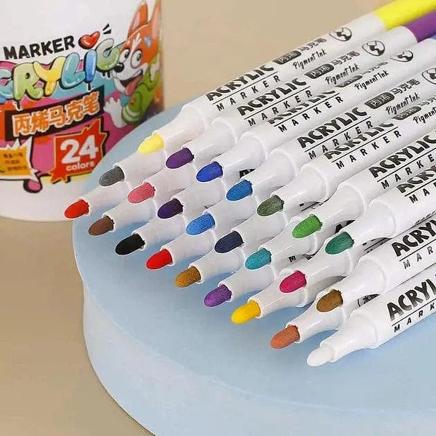 Набір акварельних маркерів 12 шт Water Color Pen 635-12 - фото 4