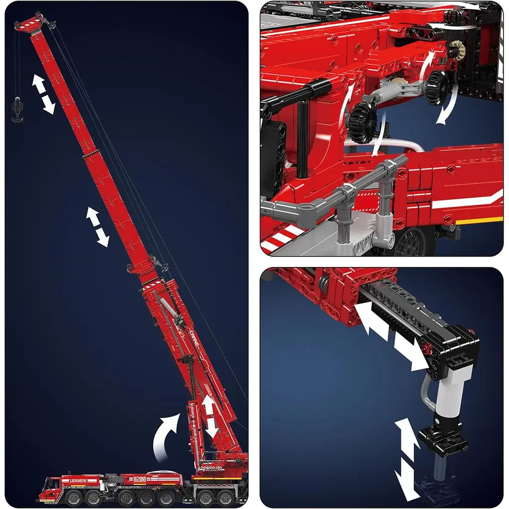 Конструктор Mould King Liebherr LTM 11200 (17008) [160282] - фото 5