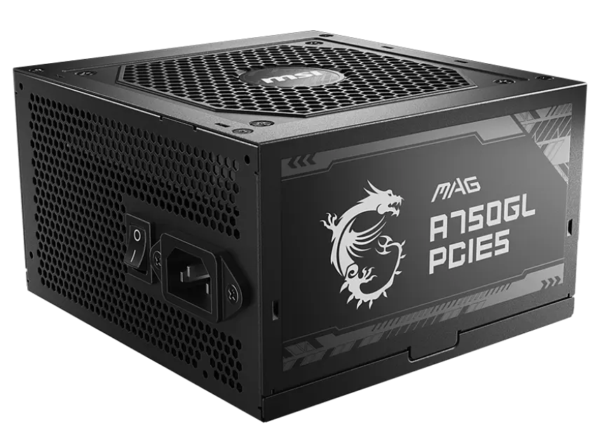 Блок живлення MSI MAG A750GL PCIE5 750W 80+ Gold (MAG A750GL PCIE5) - фото 2