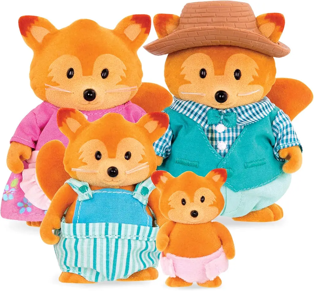 Набір фігурок Li'l Woodzeez Сім'я Лисичок 4од книжка EN det0018086 - фото 3
