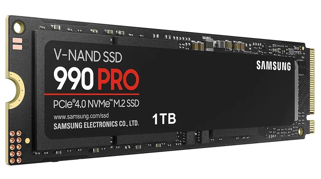 Твердотільний накопичувач Samsung M.2 1Tb, 990 Pro, PCI-E 4.0 x4, MLC 3-bit V-NAND, 7450/6900 MB/s (MZ-V9P1T0BW) - фото 3
