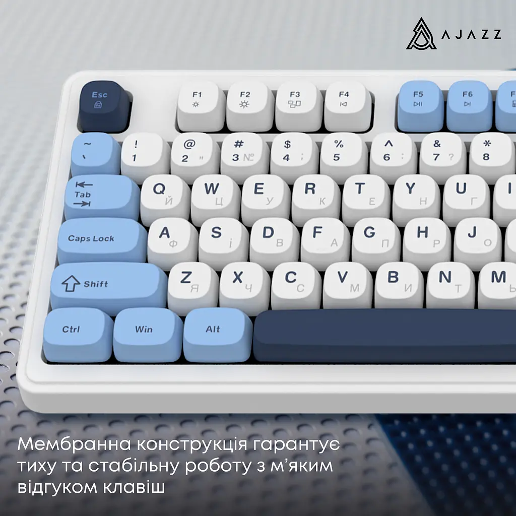 Клавіатура Ajazz AF98 White USB-C (AF98-GB) - фото 8