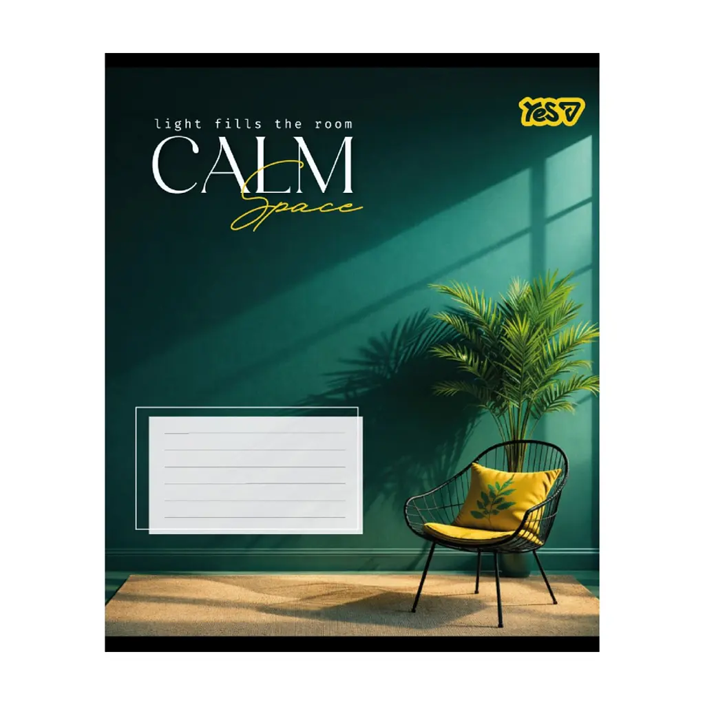 Зошит Yes Calm space А5 48 аркушів лінія (769109), в асортименті - фото 6