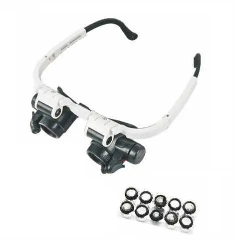 Лупа-очки бінокулярна Magnifier 9892H-3 монтажні окуляри - фото 4