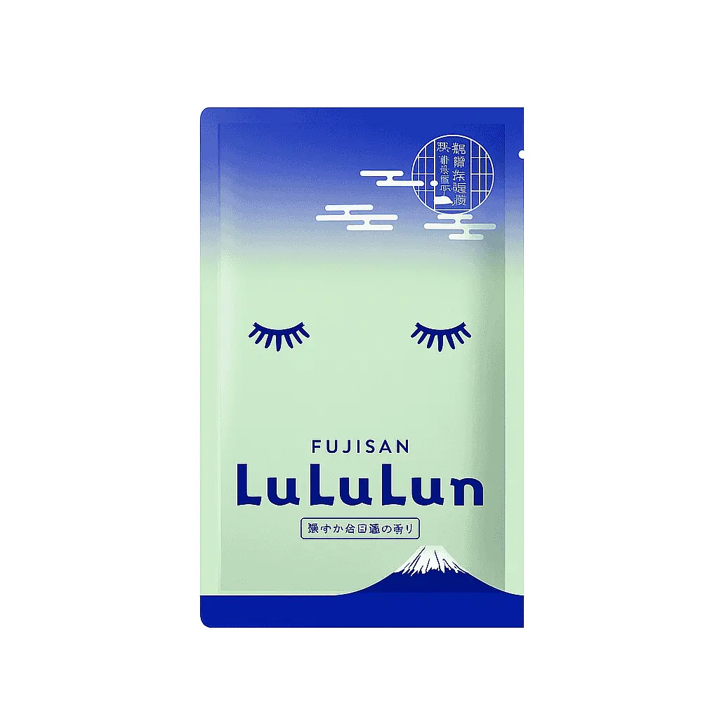 LULULUN Face Mask Fuji Clear Stream зволожуюча маска з джерельною водою з гори Фудзі, 1 шт х 5 уп - фото 2