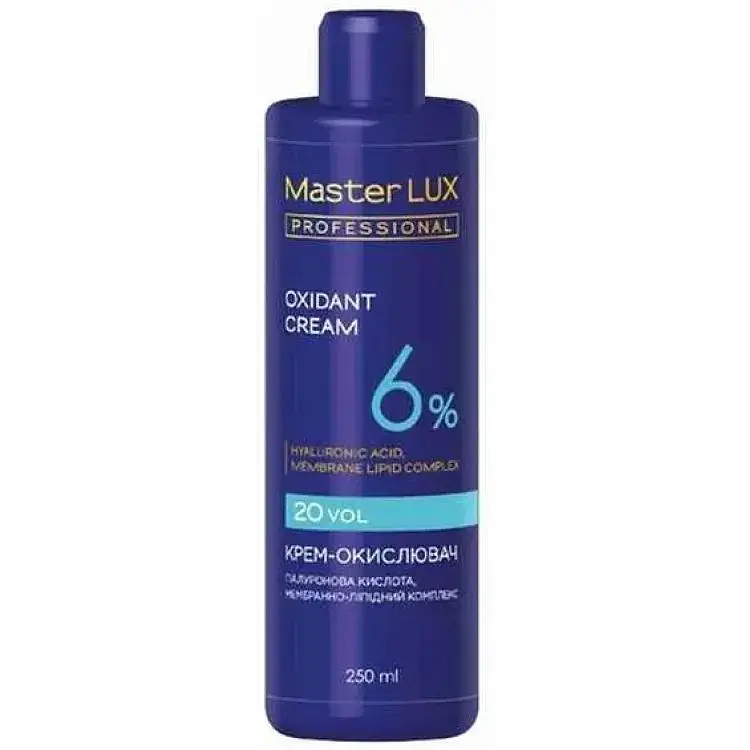 Окислювач-крем MASTER LUX PROFESSIONAL 6% 250мл