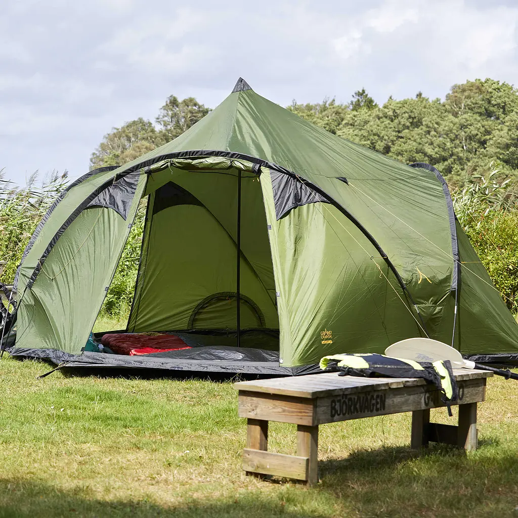 Палатка для кемпинга Grand Canyon Black Knob 10 Capulet Olive (330015) 10 человек, Оливковый - фото 21