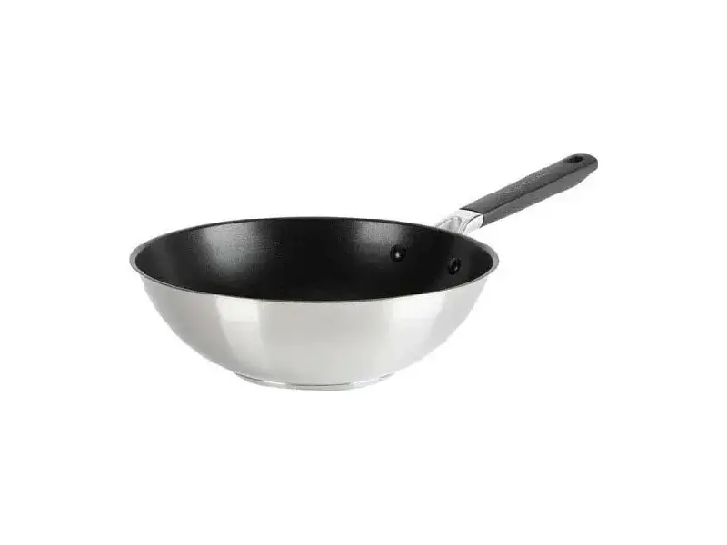 Сковорода ВОК KitchenAid Classic Stainless Steel 28см (CC005705-001) - фото 2