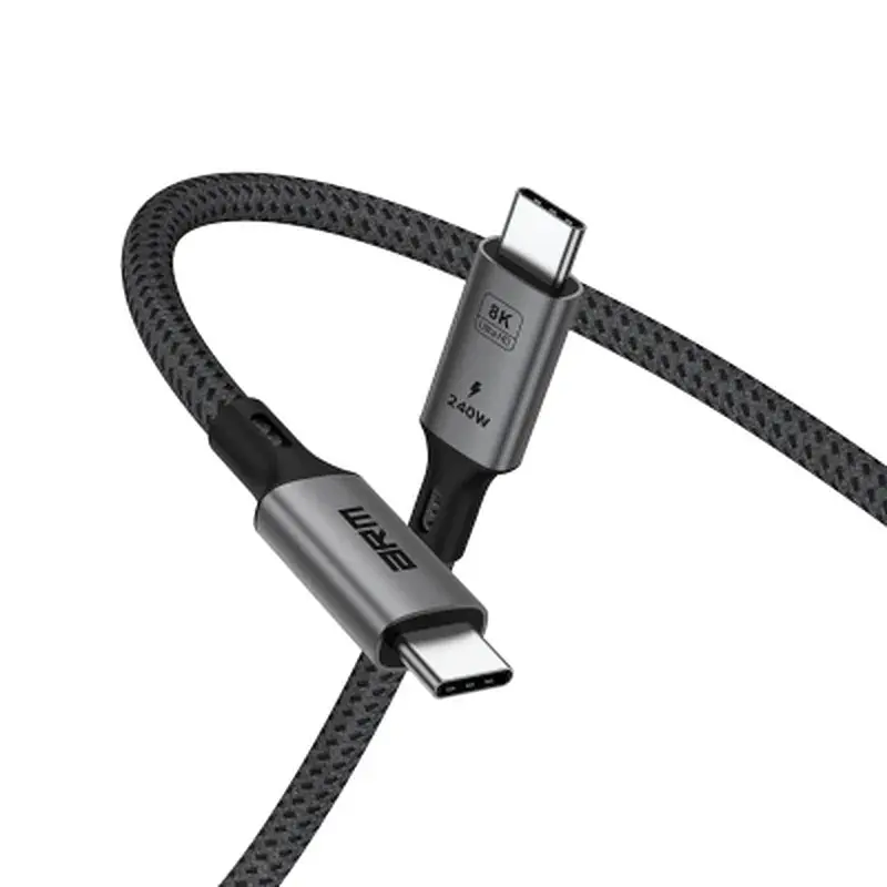 Дата кабель USB-C to USB-C 1.0m USB4 40Gbps 240W 8K60Hz black Armorstandart (ARM81921) - фото 6