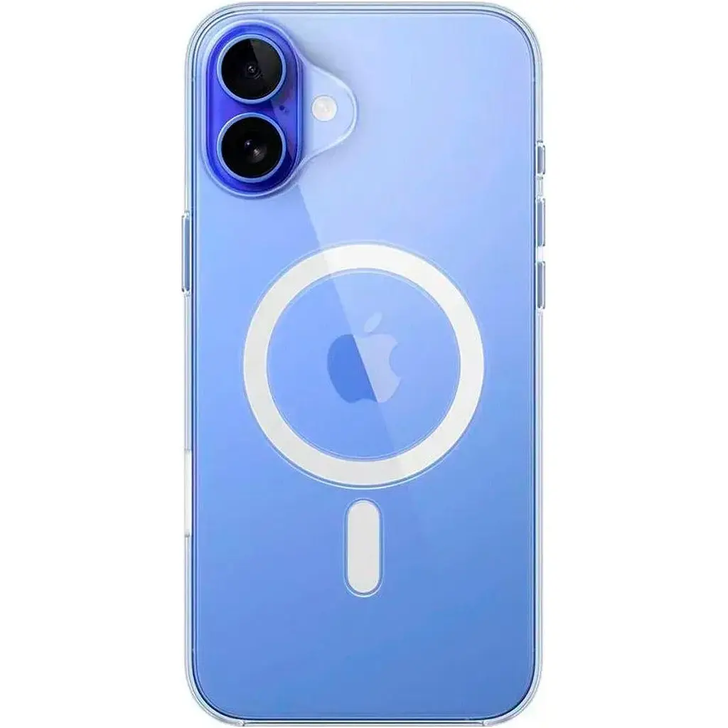 Чохол Clear Case with MagSafe для Apple iPhone 17 Transparent AAA [143978] - фото 3